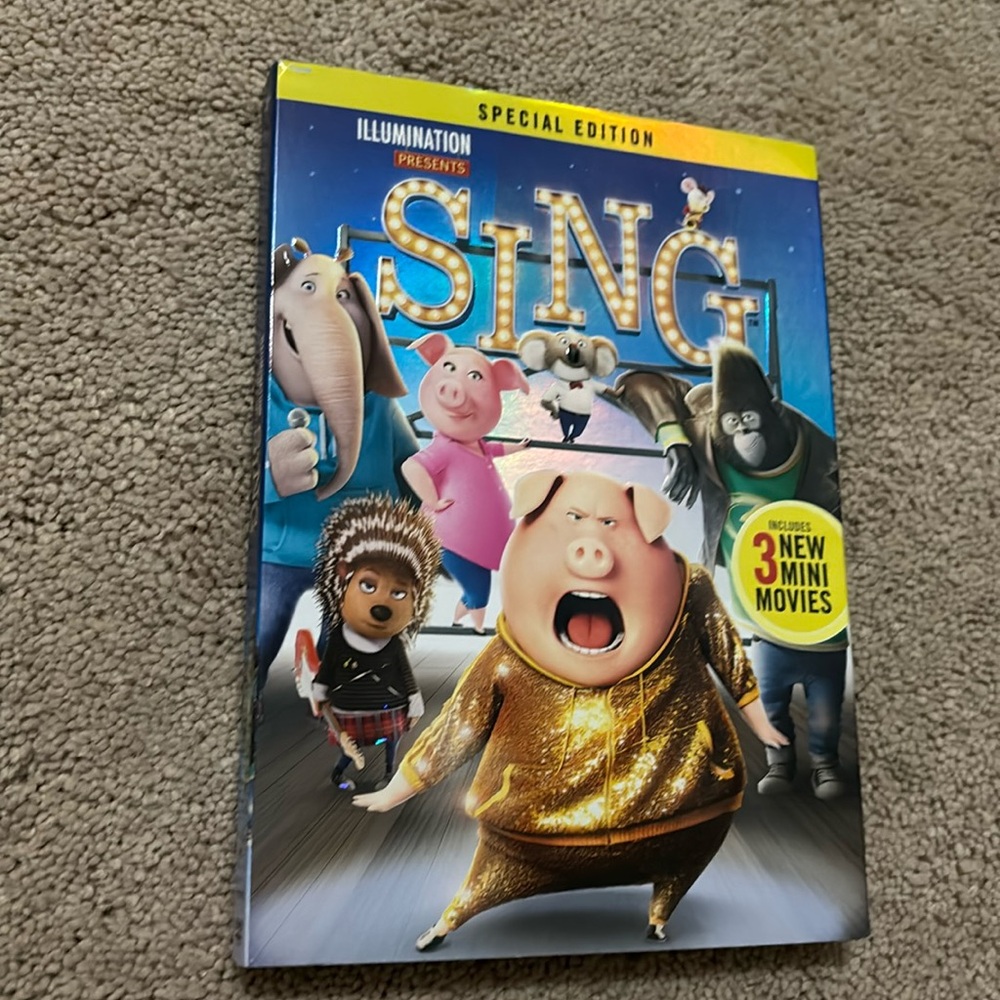 DVD "SING" Special Edition Movie